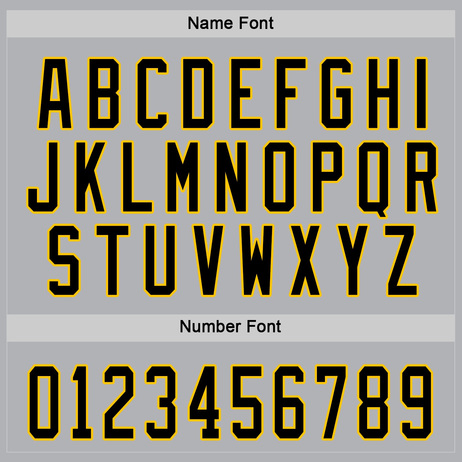 Custom Gray Black-Gold Hockey Jersey view 3