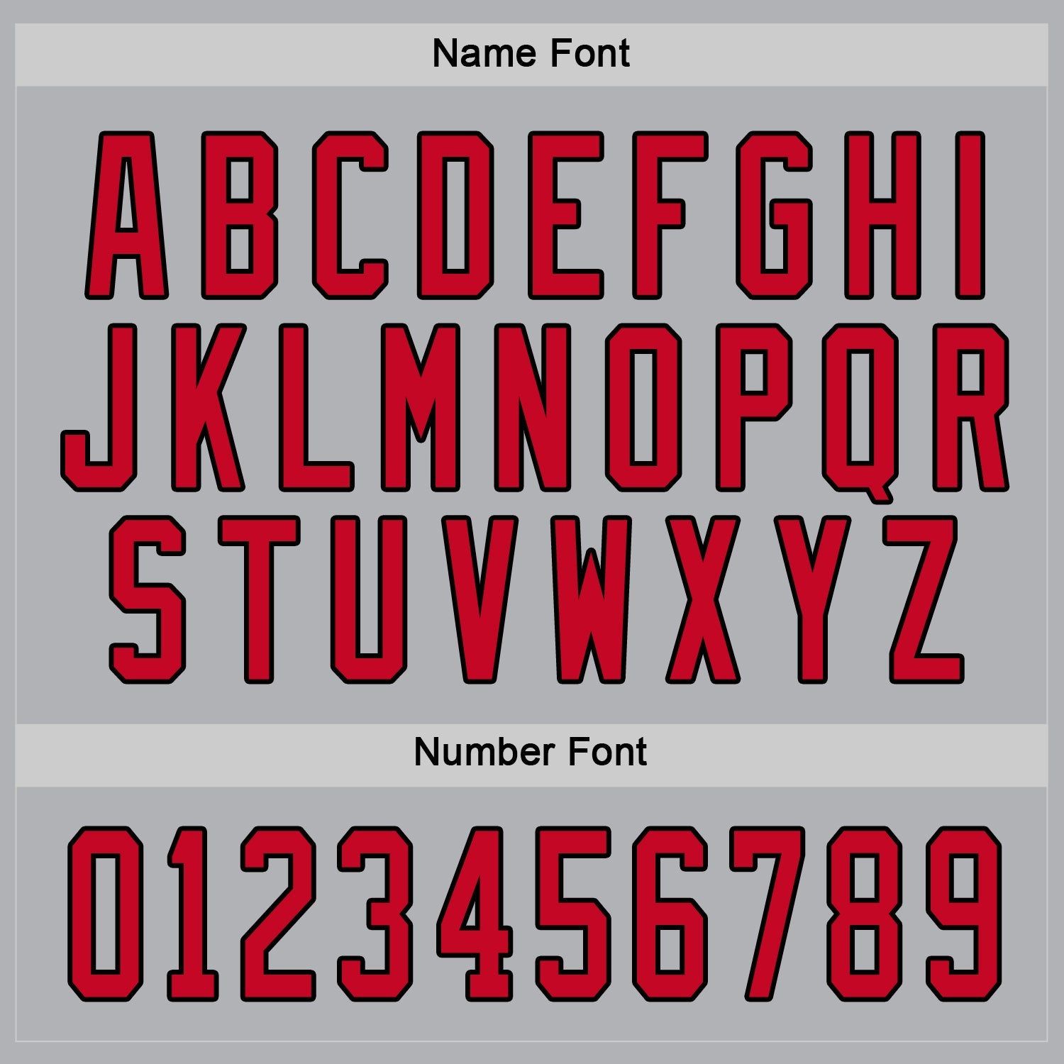 Custom Gray Red-Black Hockey Jersey view 3