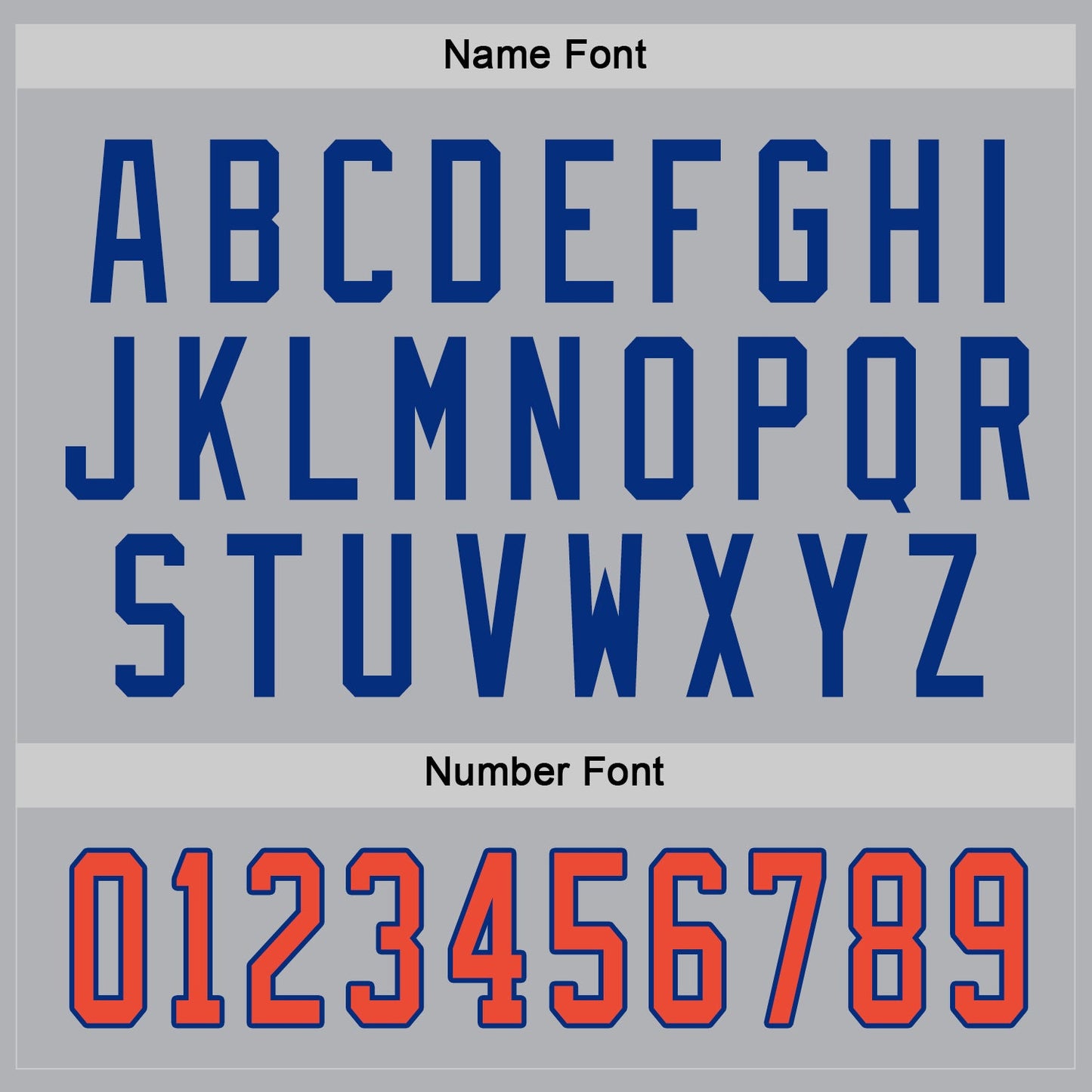 Custom Gray Orange-Royal Hockey Jersey view 3