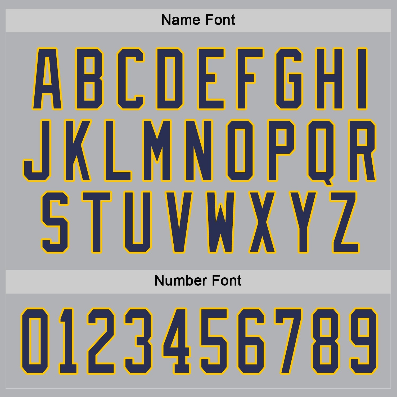 Custom Gray Navy-Gold Hockey Jersey view 3