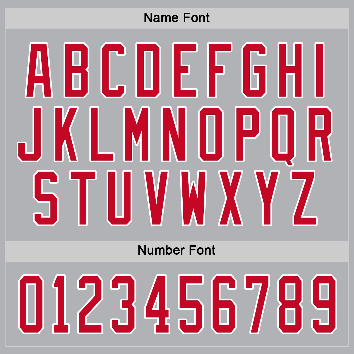 Custom Gray Red-White Hockey Jersey view 3