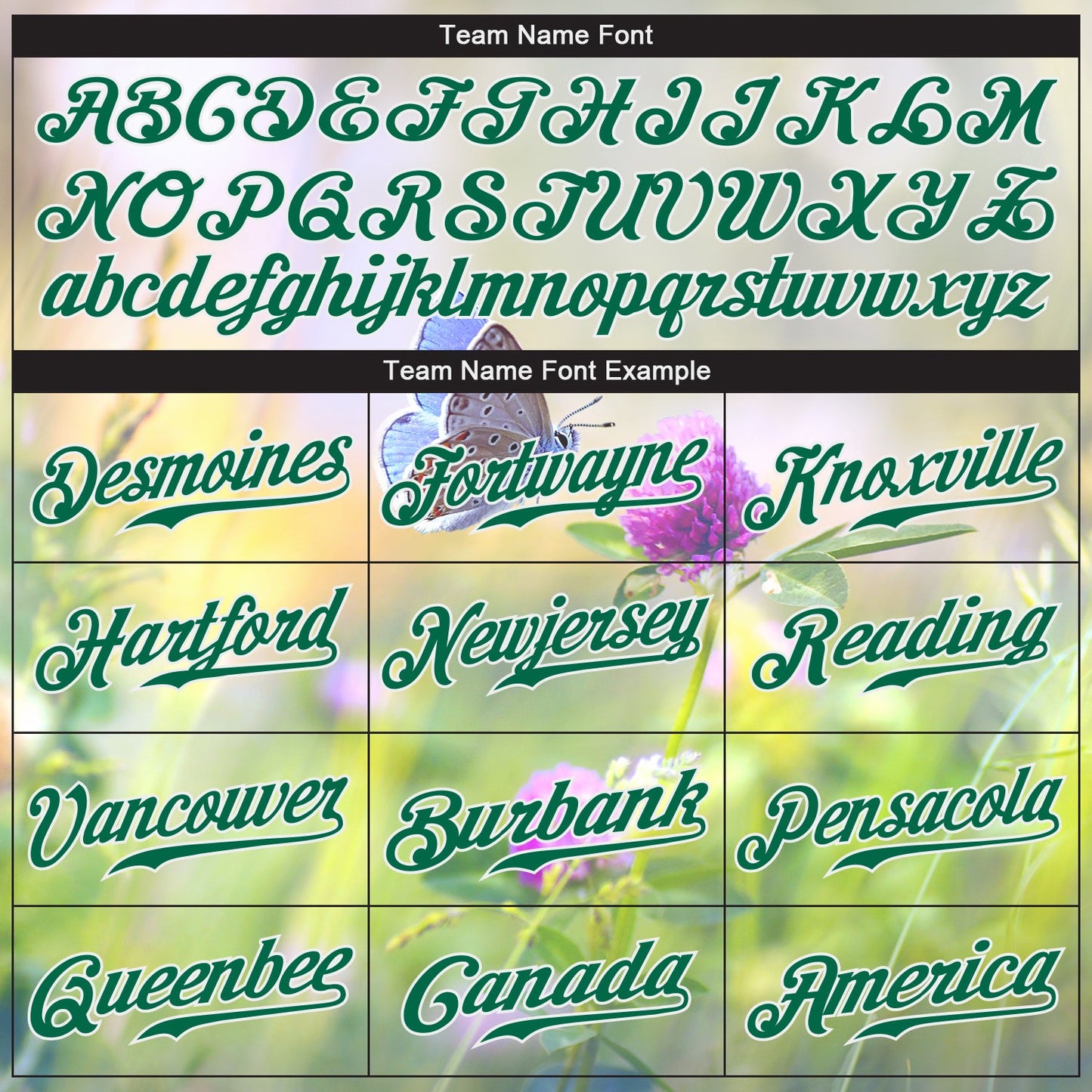 Custom Gray Kelly Green-White 3D Pattern Design Flowers And Butterfly Authentic Baseball Jersey view 4