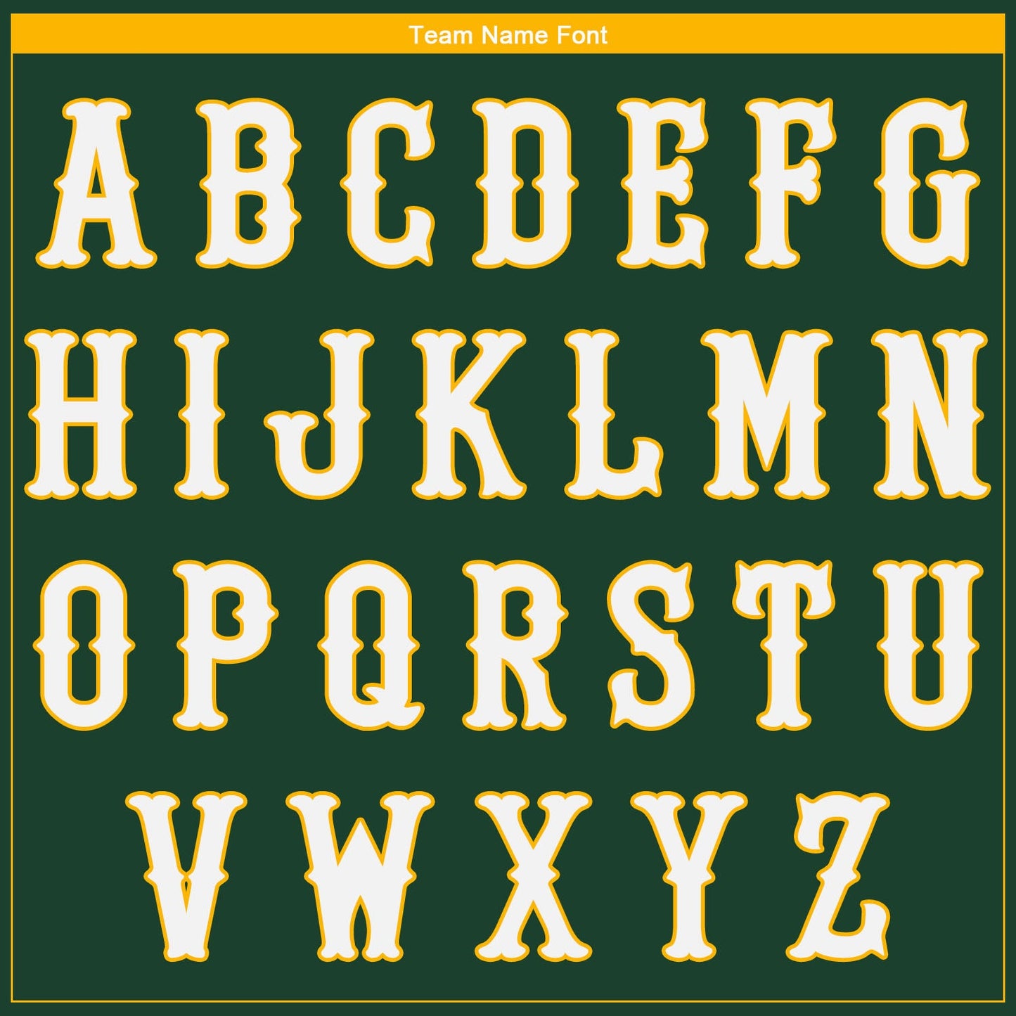 Custom Green White-Gold Authentic Baseball Jersey view 5