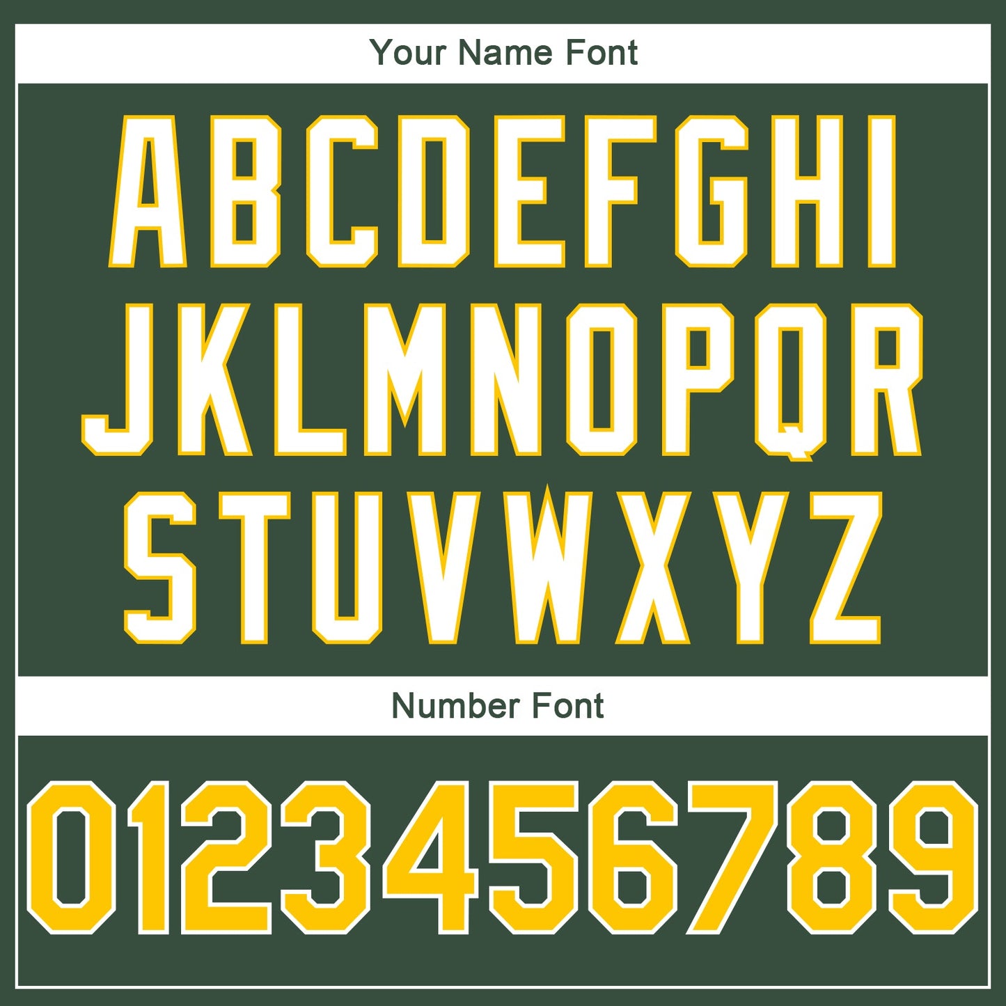 Custom Stitched Green Gold-White Sports Pullover Sweatshirt Hoodie view 5