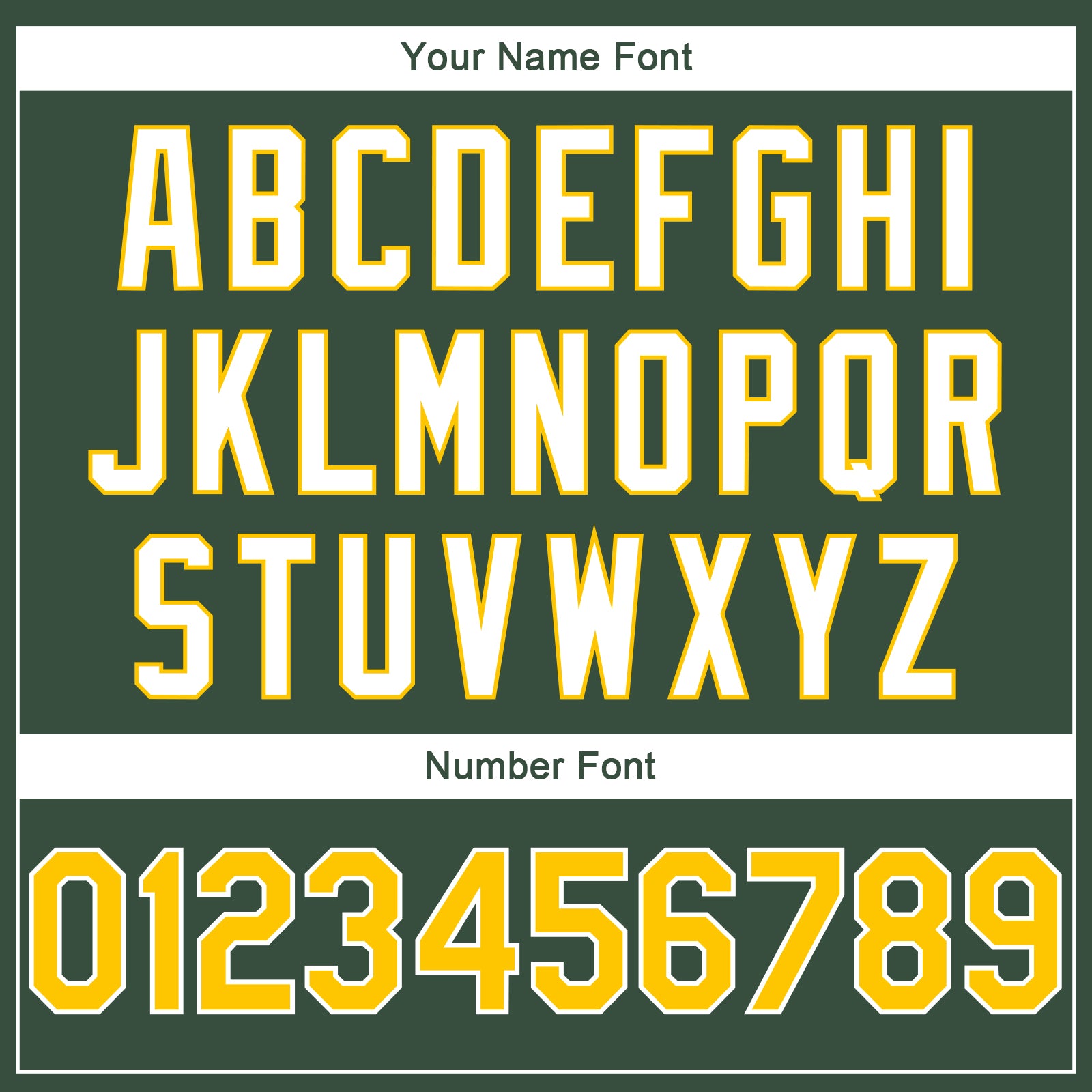 Custom Stitched Green Gold-White Sports Pullover Sweatshirt Hoodie view 5