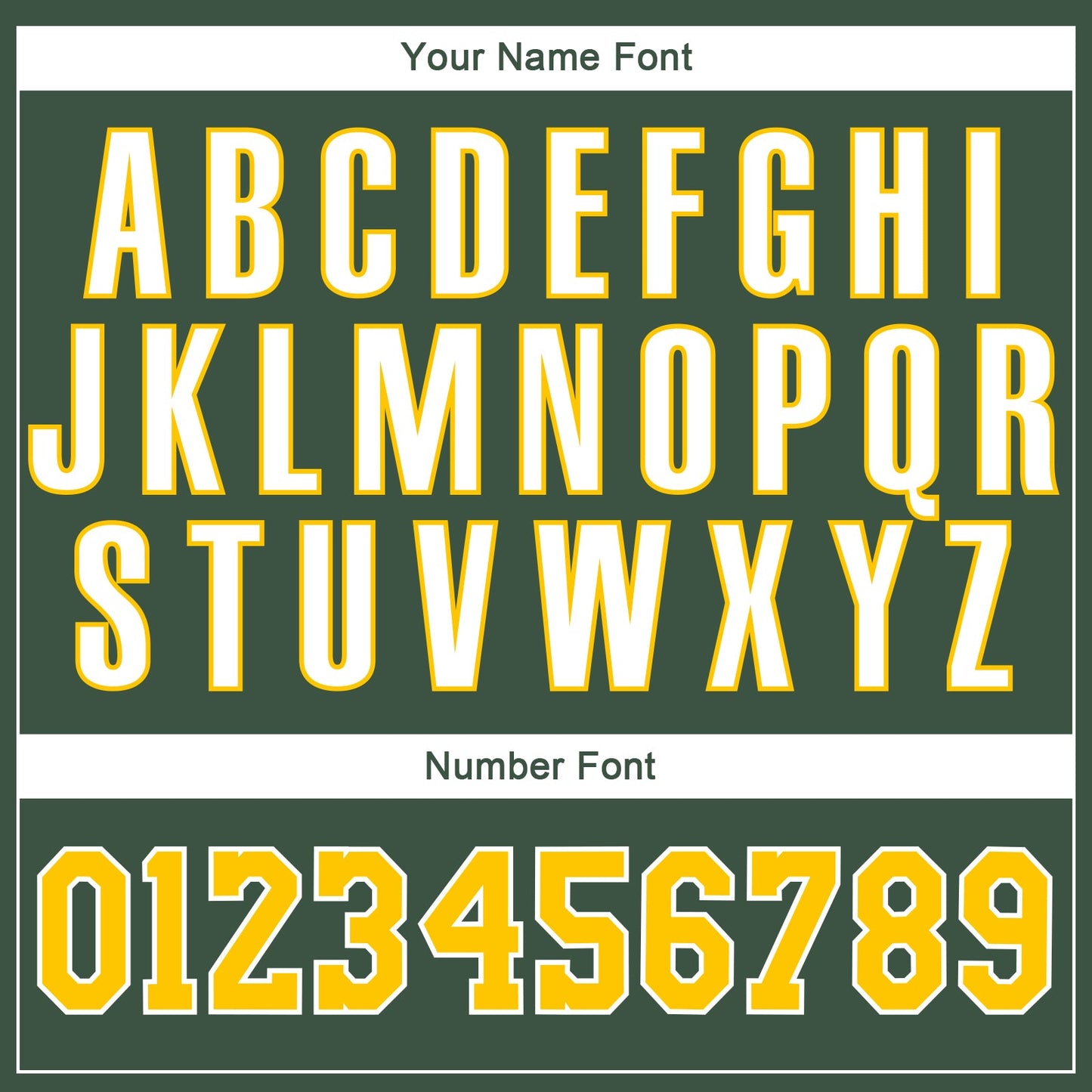 Custom Stitched Green Gold-White Sports Pullover Sweatshirt Hoodie view 5