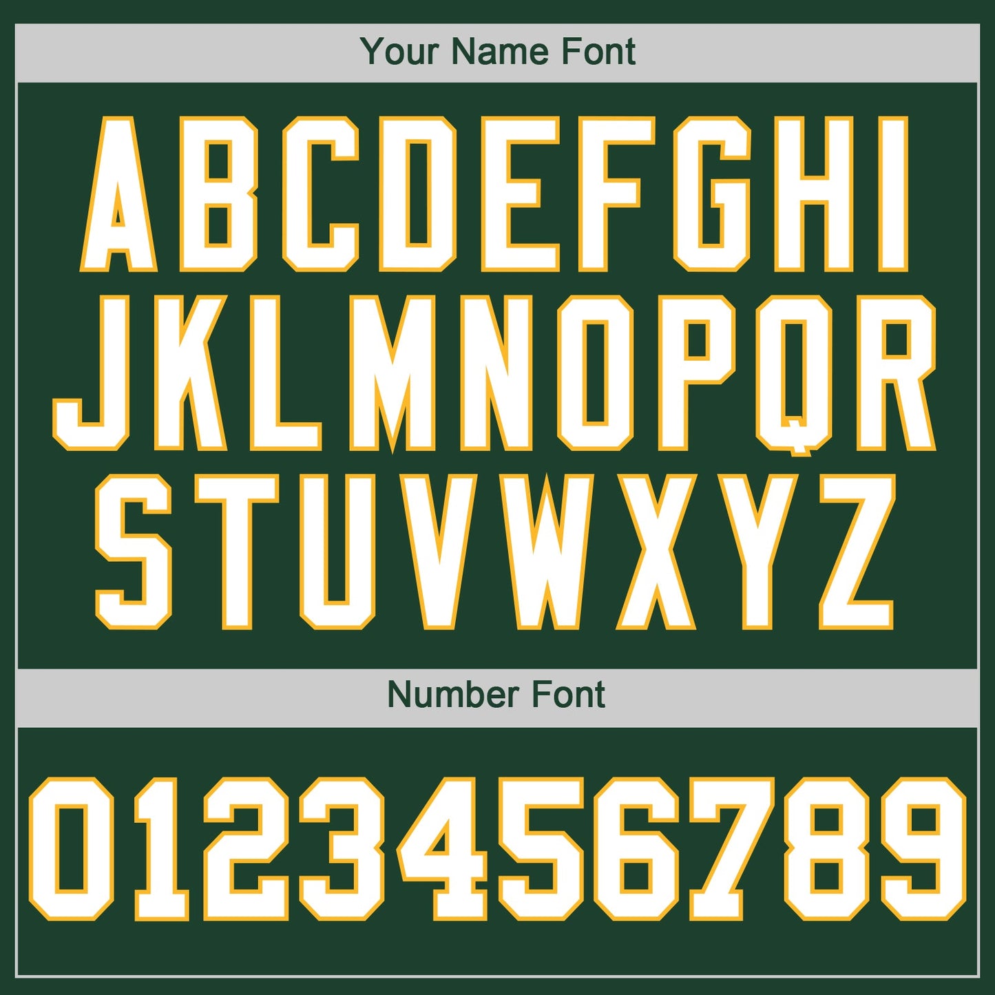 Custom Green White-Gold Authentic Baseball Jersey view 4