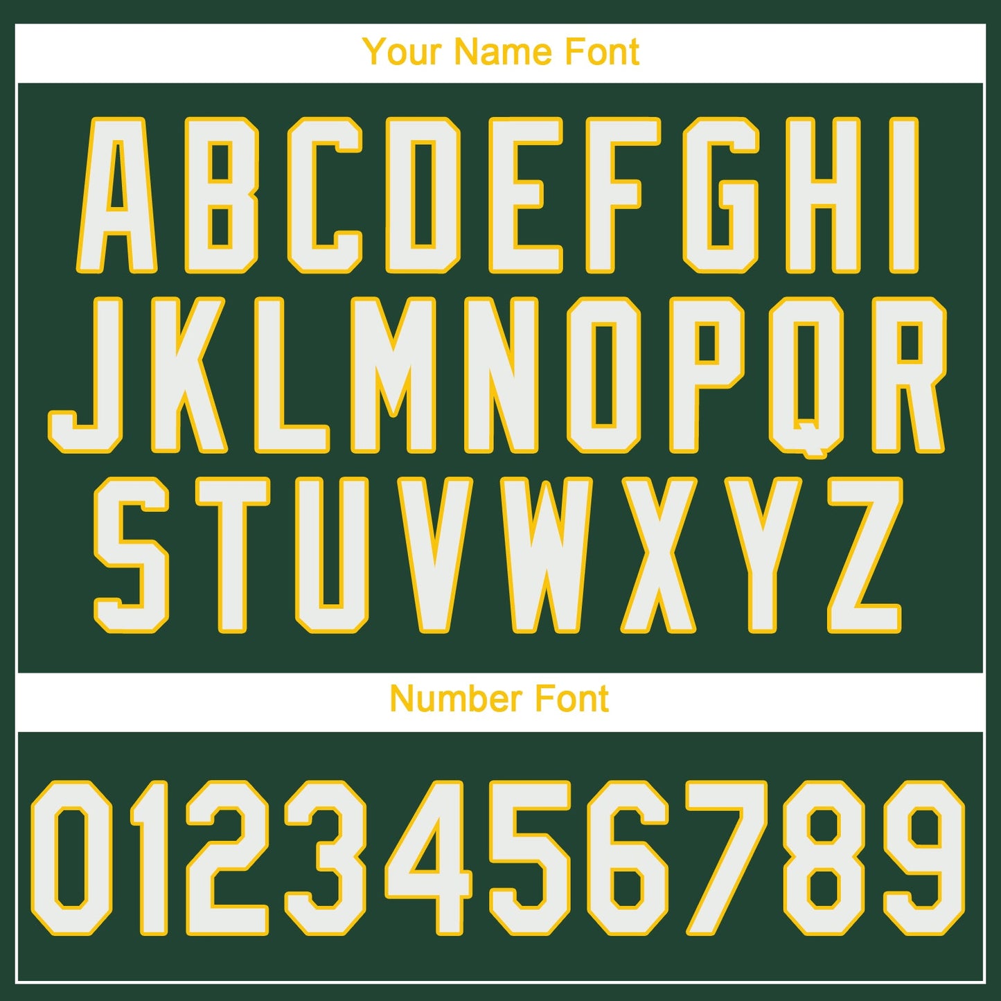 Custom Green White-Gold Performance T-Shirt view 3