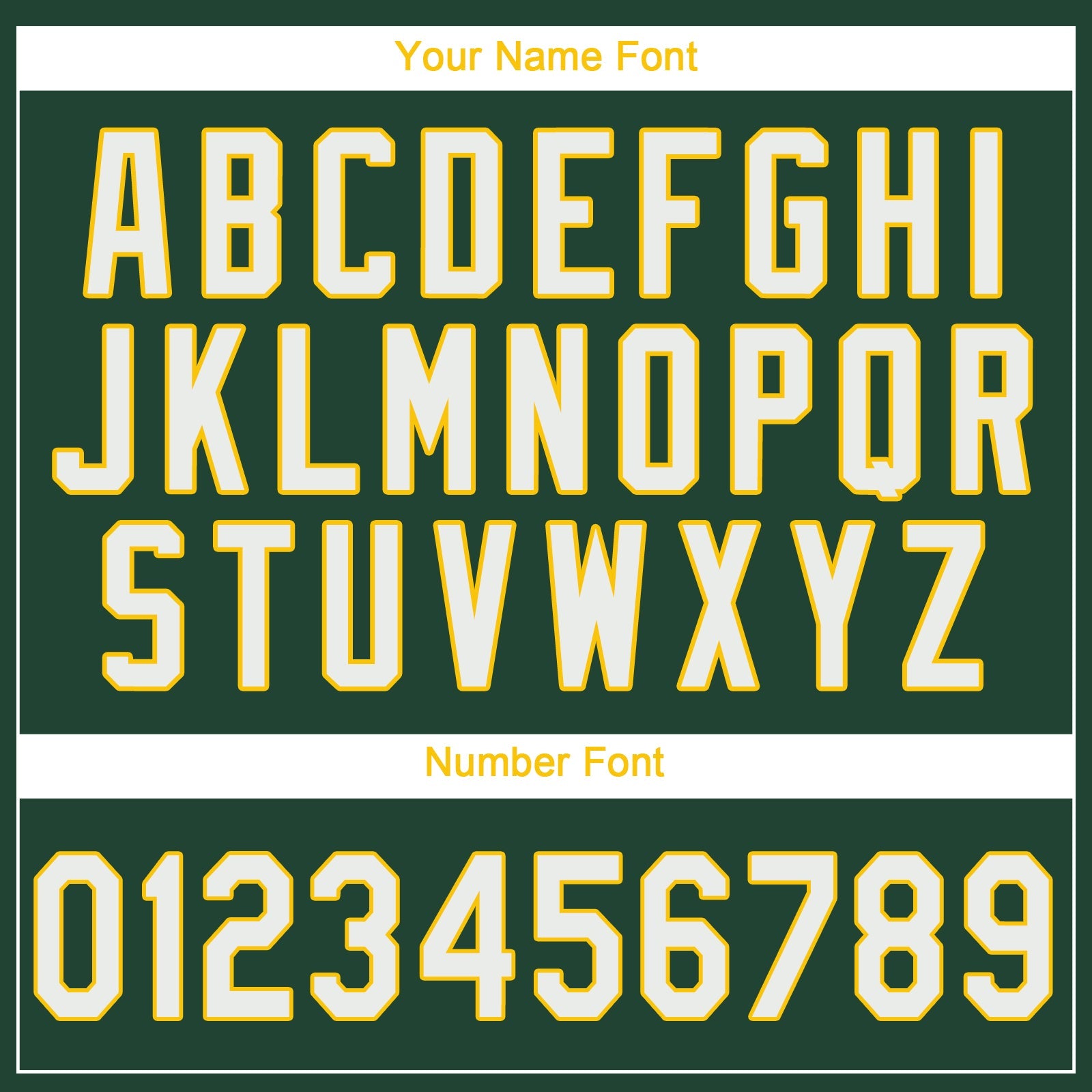 Custom Green White-Gold Performance T-Shirt view 3