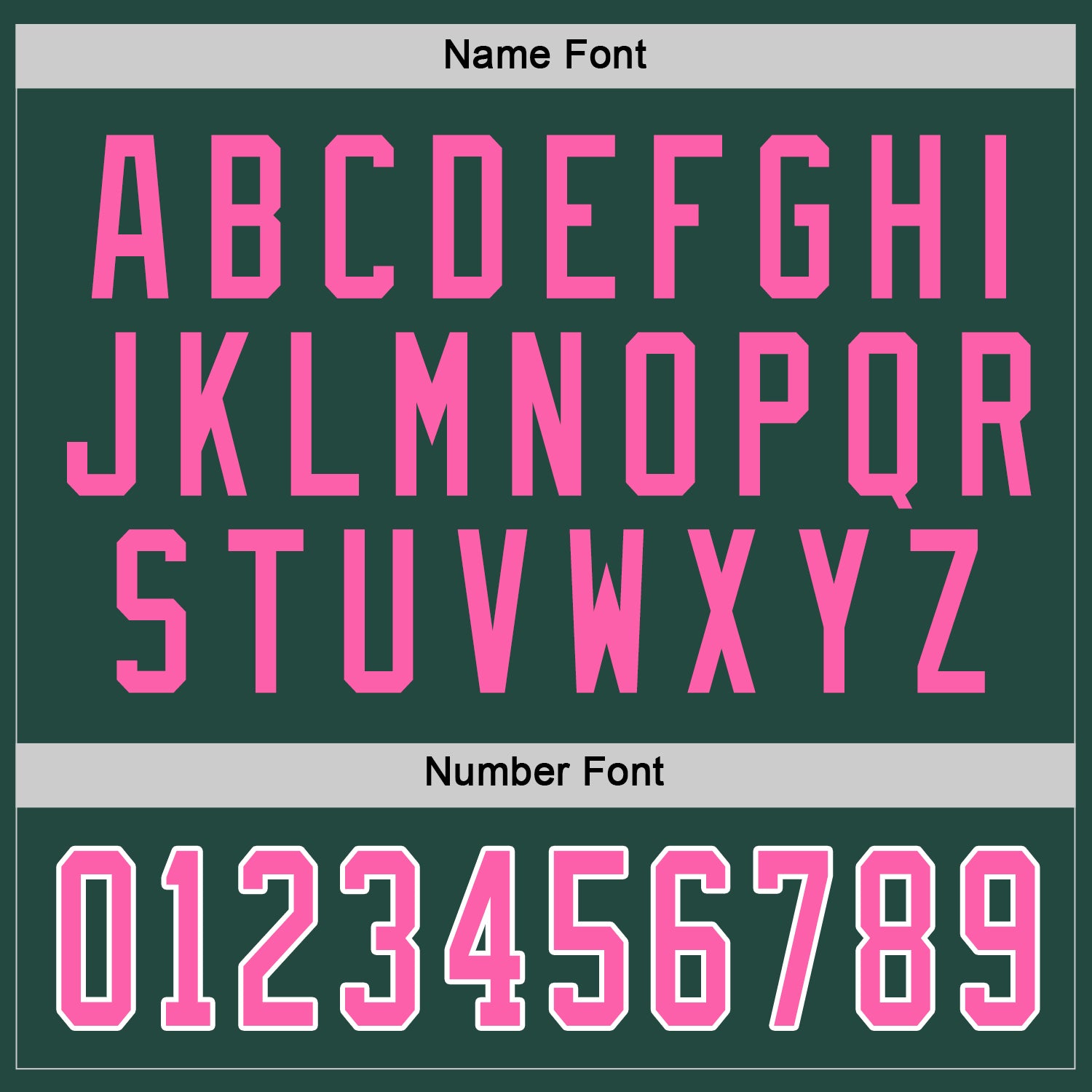 Custom Green Pink-White Hockey Jersey view 3