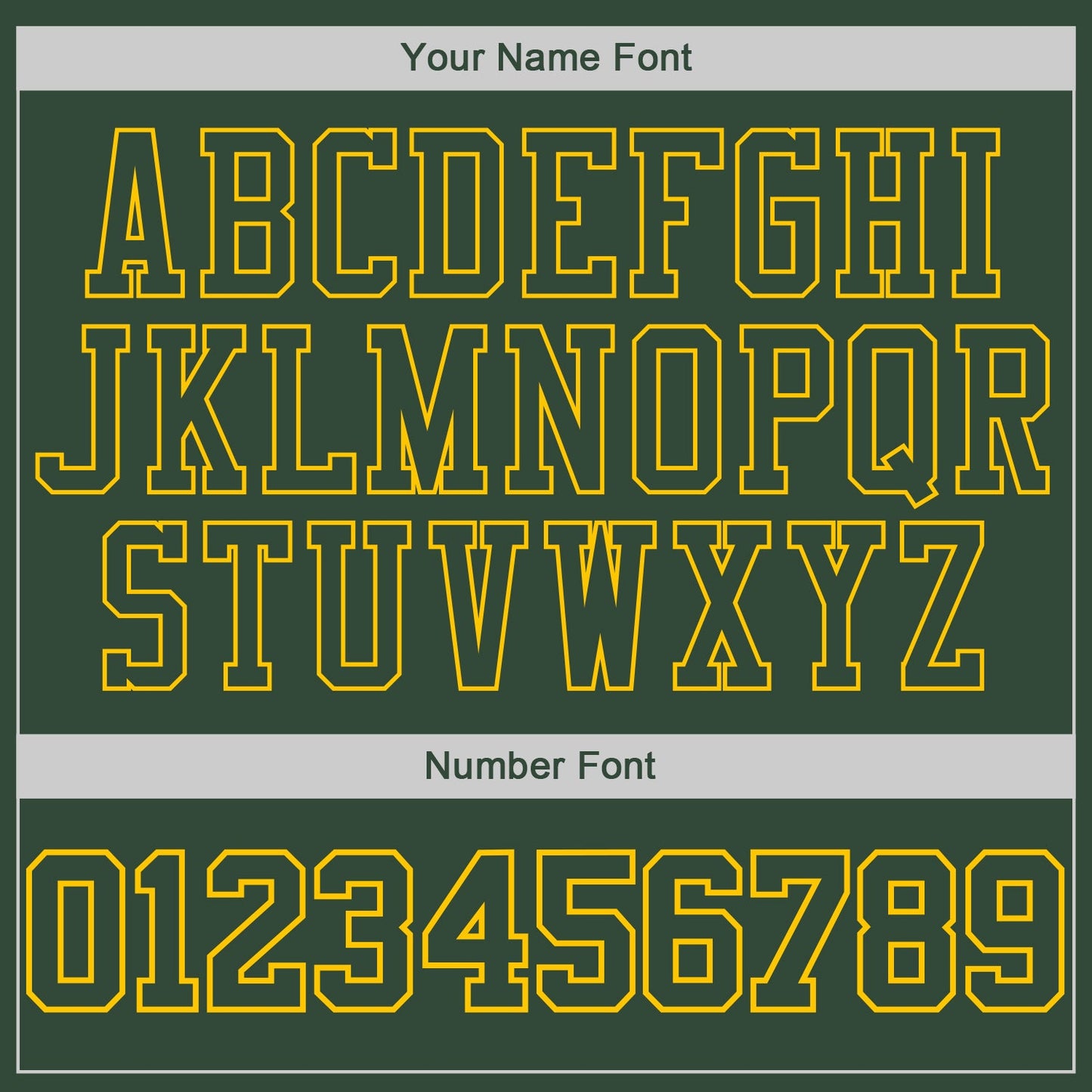 Custom Stitched Green Green-Gold Sports Pullover Sweatshirt Hoodie view 4