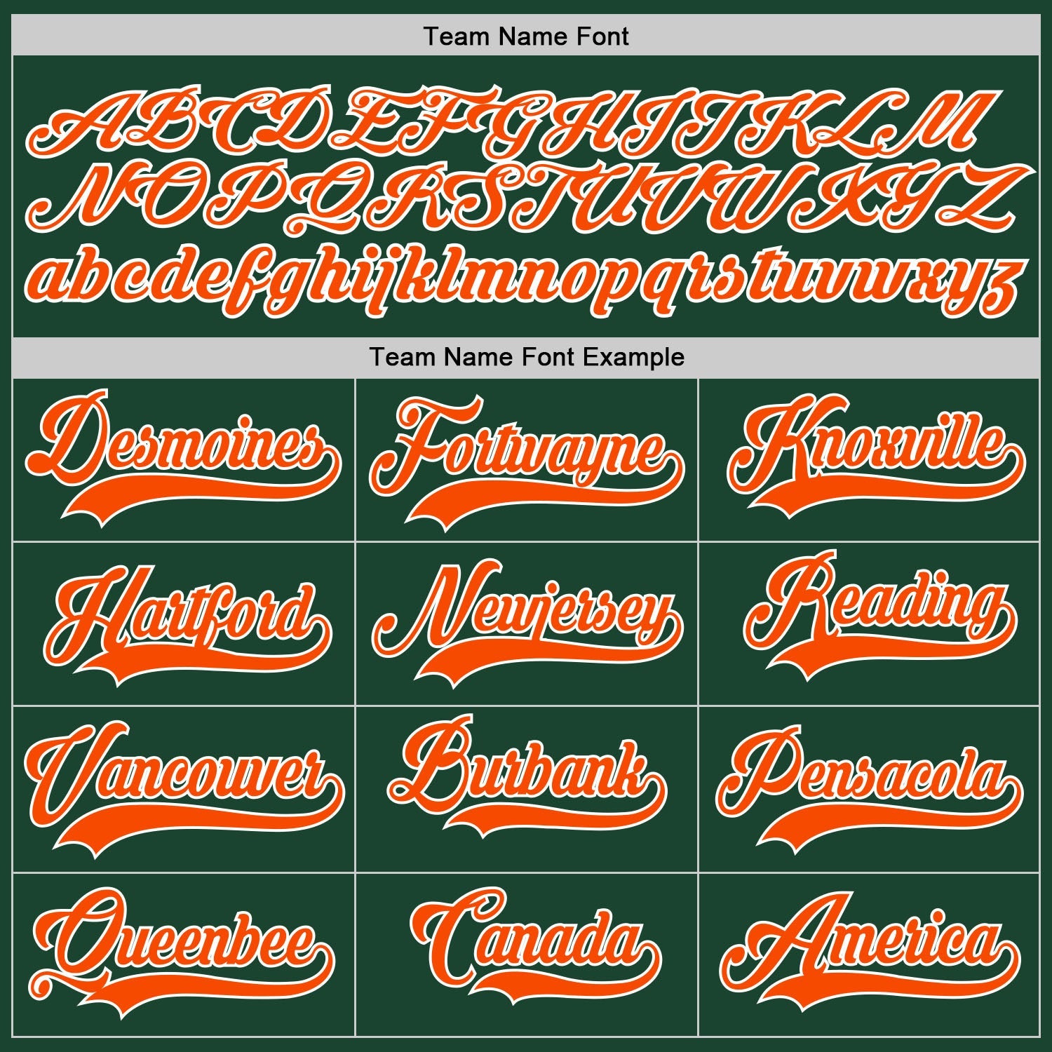Custom Green Orange-White Authentic Baseball Jersey view 4