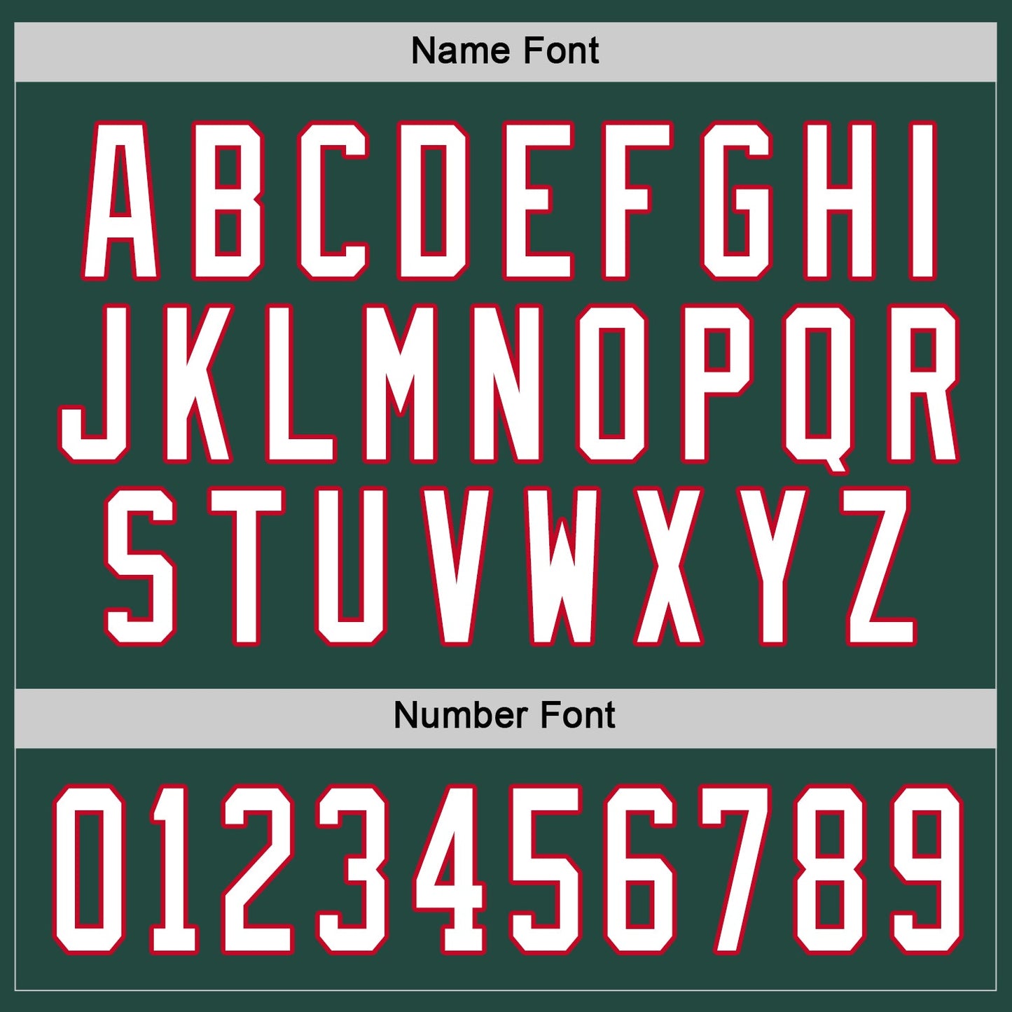 Custom Green White-Red Hockey Jersey view 3