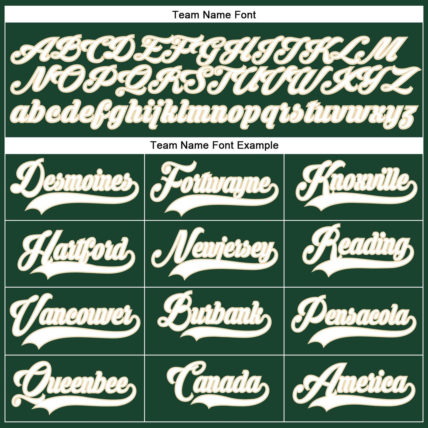 Custom Green White-Cream Authentic Baseball Jersey view 4