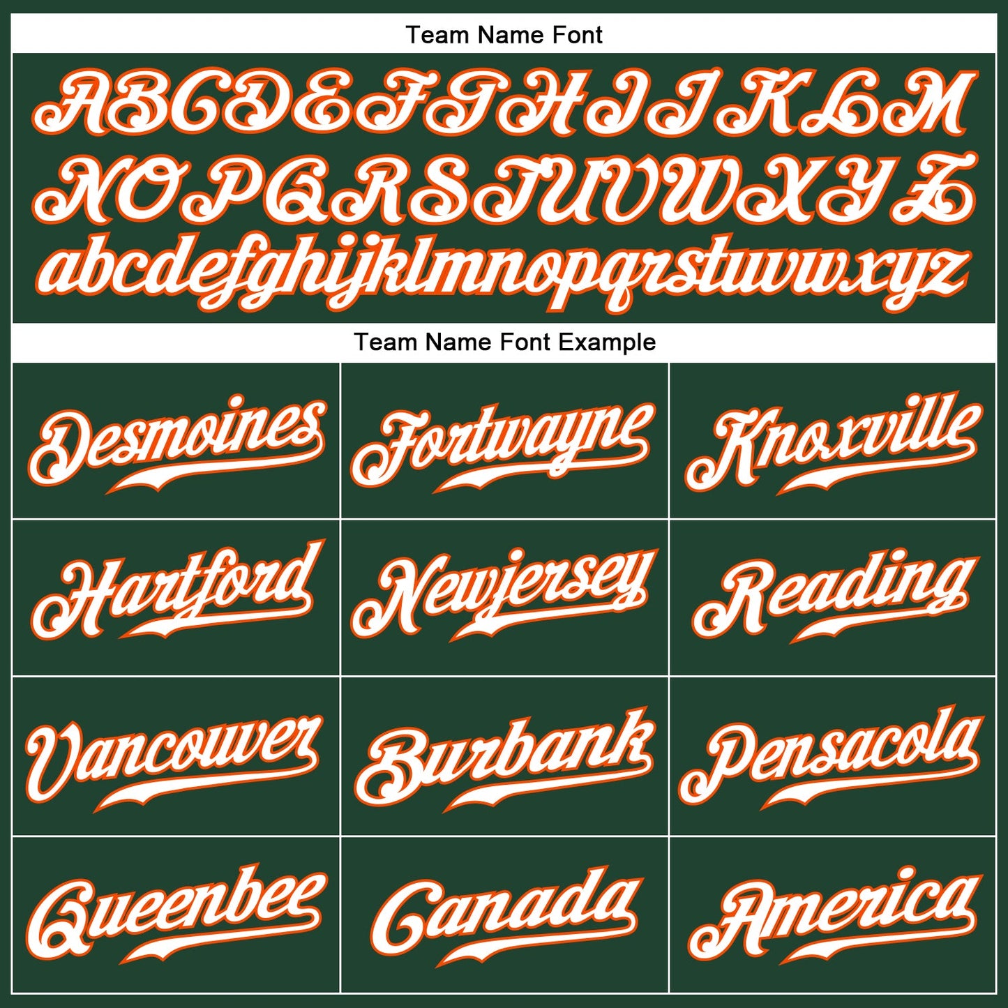 Custom Green White-Orange Authentic Baseball Jersey view 5