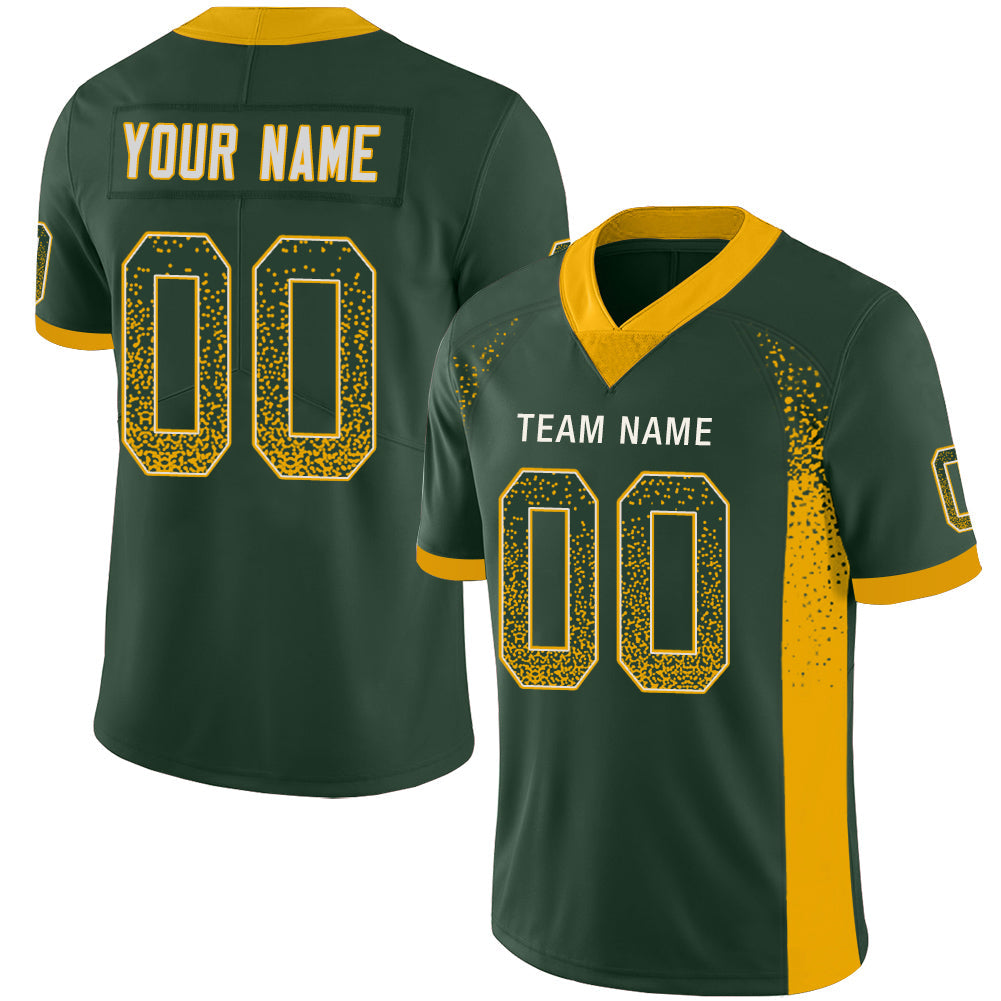 Custom GB.Packers Stitched American Football Jerseys Personalize Birthday Gifts Green Jersey - Main View