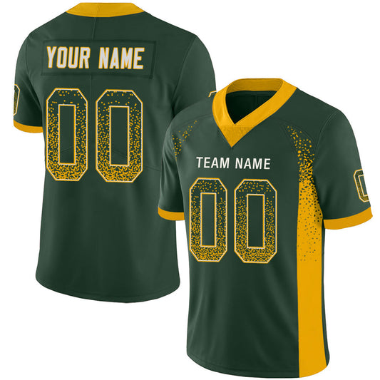 Custom GB.Packers Stitched American Football Jerseys Personalize Birthday Gifts Green Jersey - Main View