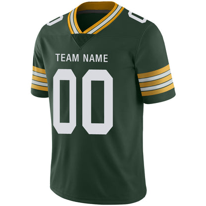 Custom GB.Packers Stitched American Football Jerseys Personalize Birthday Gifts Green Jersey view 4