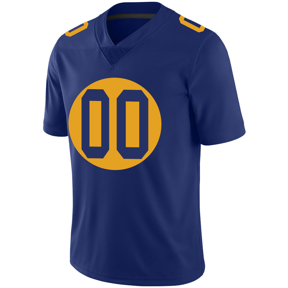Custom GB.Packers Stitched American Football Jerseys Personalize Birthday Gifts Navy Jersey view 4