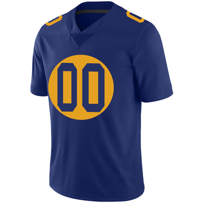Custom GB.Packers Stitched American Football Jerseys Personalize Birthday Gifts Navy Jersey view 4