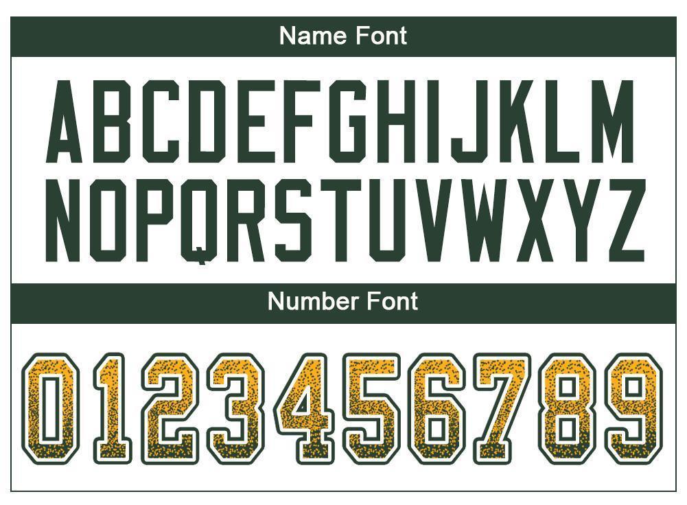 Custom Gold Green-White Drift Fashion Football Jersey view 4