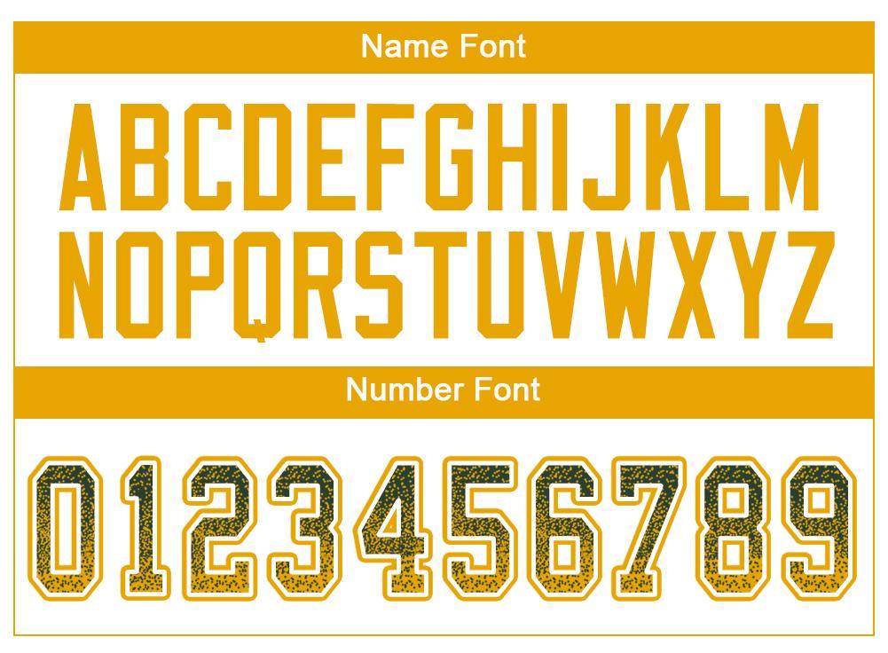 Custom Green Gold-White Drift Fashion Football Jersey view 4