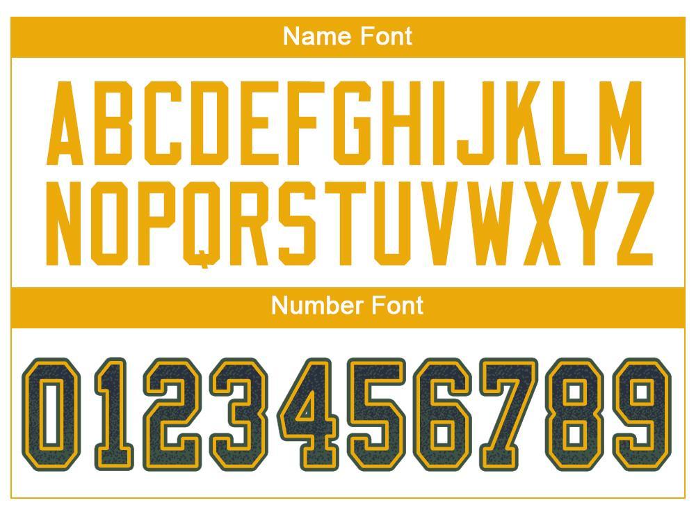 Custom Navy Green-Gold Drift Fashion Football Jersey view 4