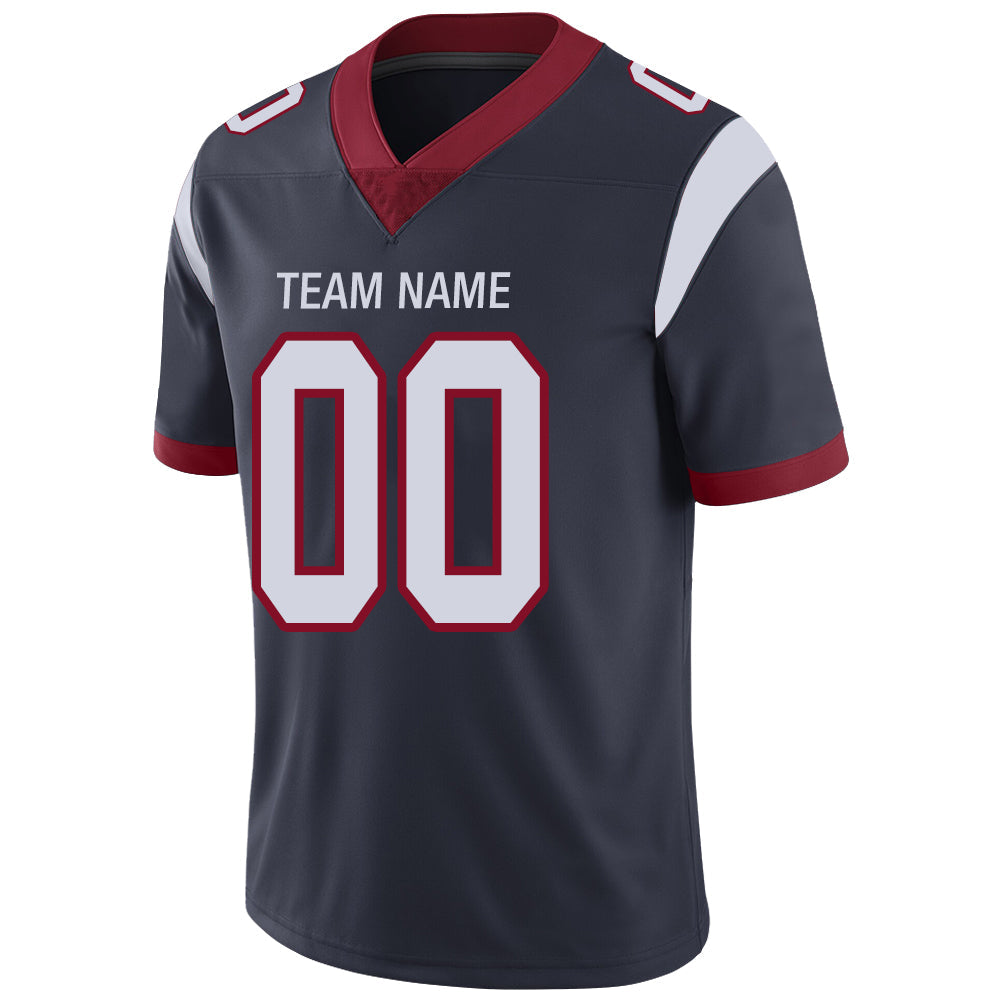 Custom H.Texans Stitched American Football Jerseys Personalize Birthday Gifts Black Jersey view 4