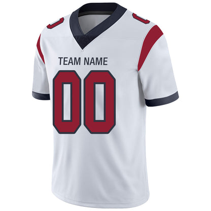 Custom H.Texans Stitched American Football Jerseys Personalize Birthday Gifts White Jersey view 4