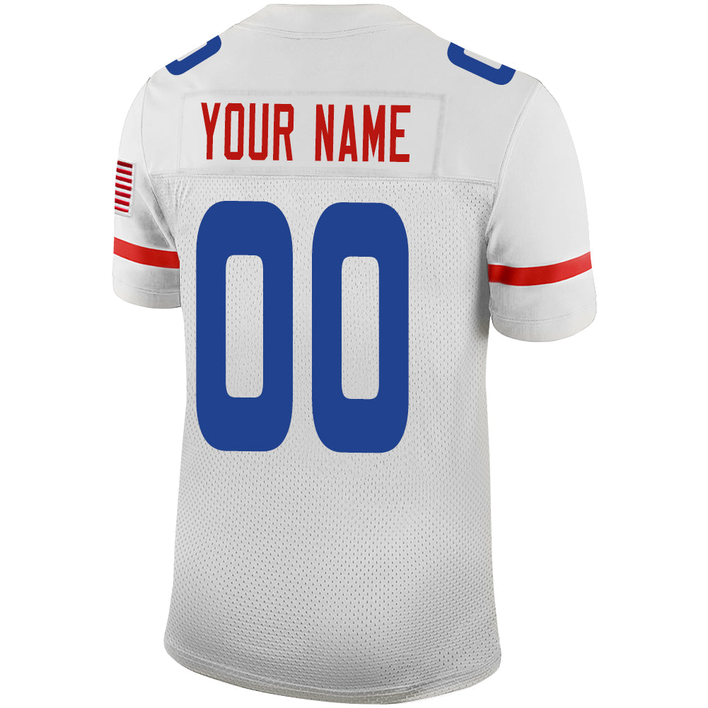 Custom H.Texans Stitched American Football Jerseys Personalize Birthday Gifts White Jersey view 3