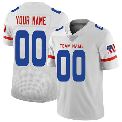 Custom H.Texans Stitched American Football Jerseys Personalize Birthday Gifts White Jersey - Main View