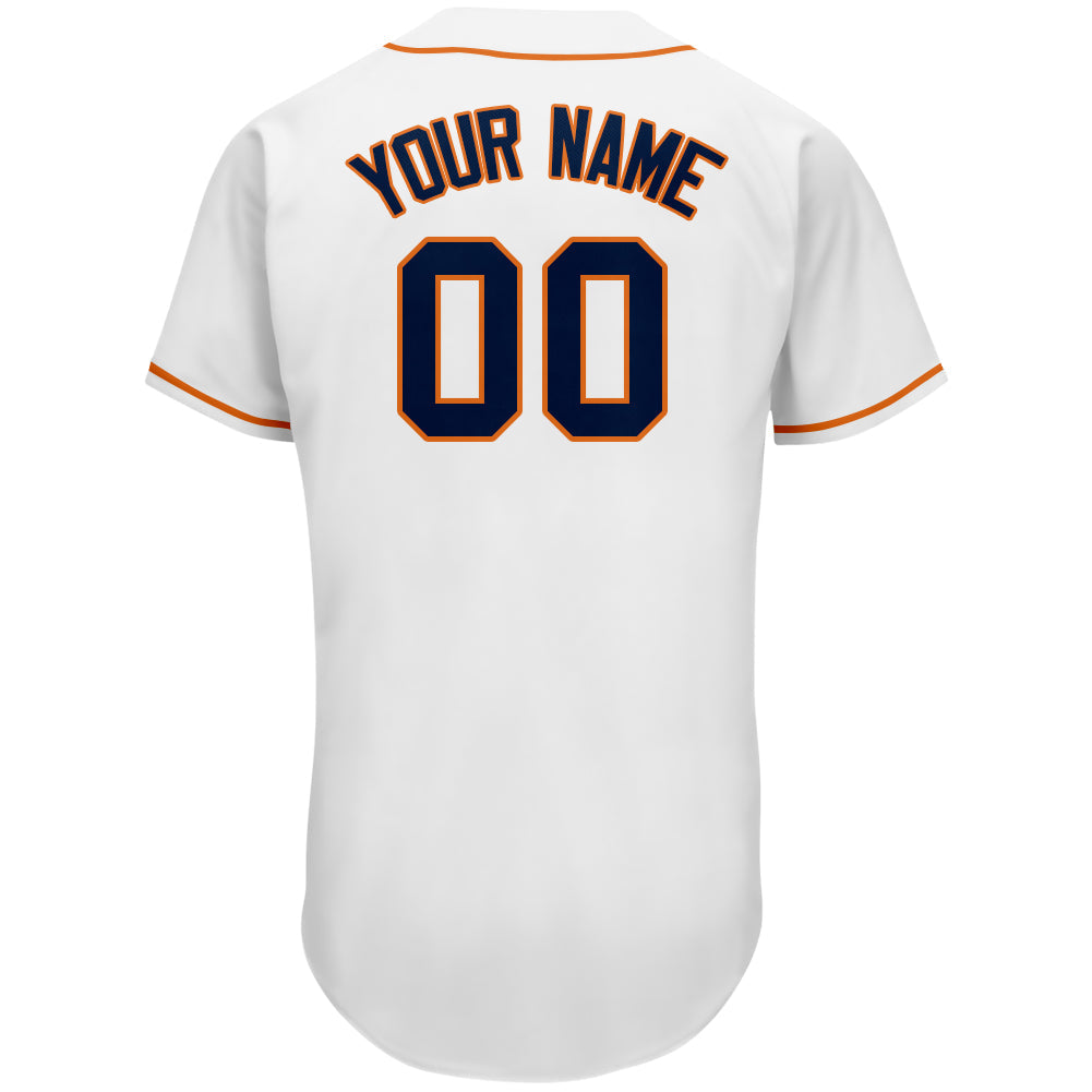 Custom Houston Astros Stitched Baseball Jersey Personalized Button Down Baseball T Shirt view 3