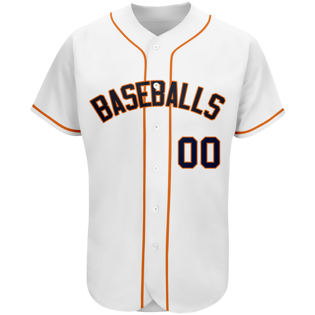 Custom Houston Astros Stitched Baseball Jersey Personalized Button Down Baseball T Shirt view 4