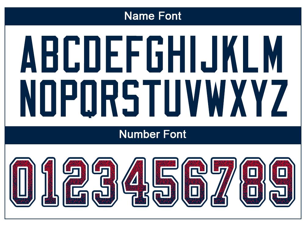 Custom Red Navy-White Drift Fashion Football Jersey view 4