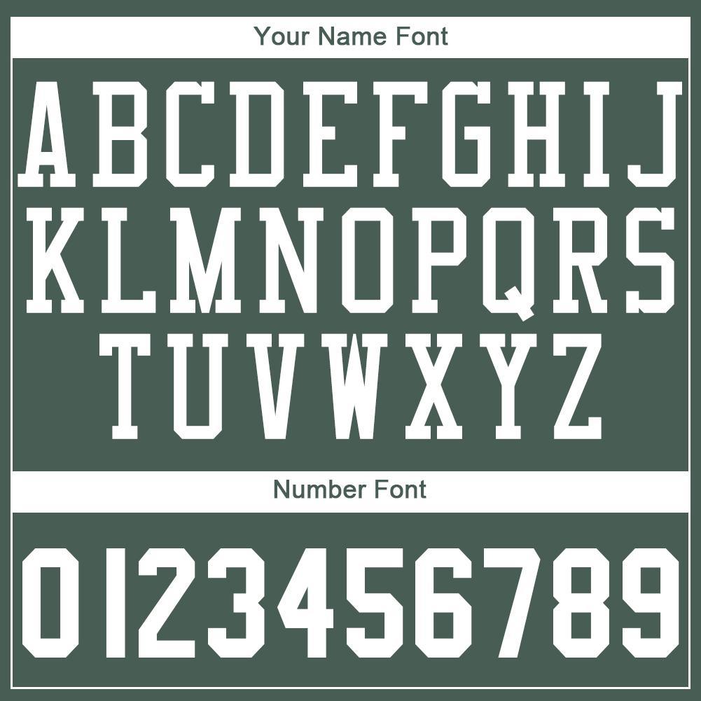 Custom Hunter Green White Round Neck Basketball Uniform Jersey view 4