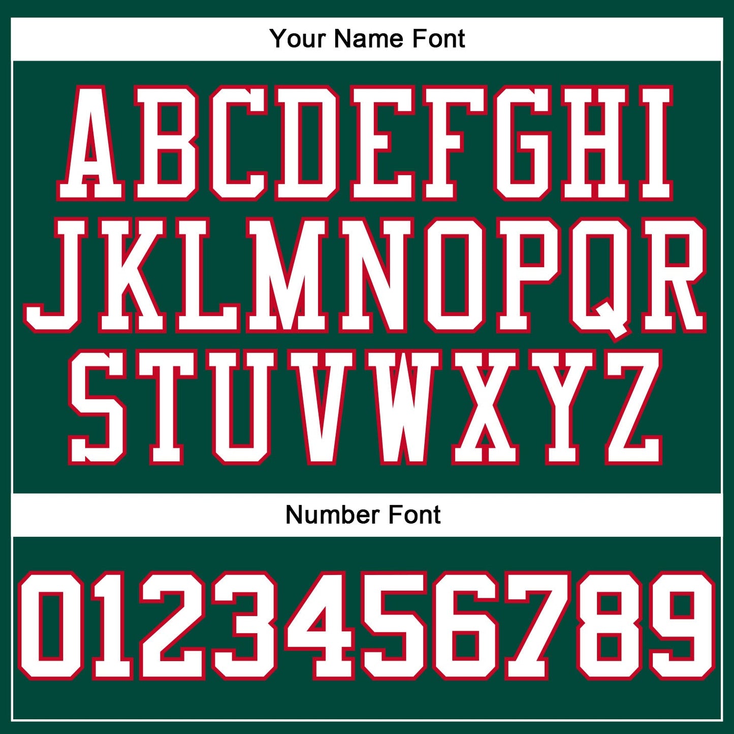 Custom Hunter Green White-Red Authentic Throwback Basketball Jersey view 4