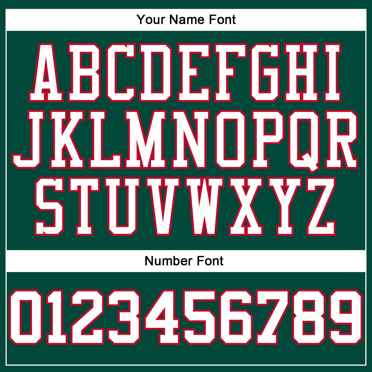 Custom Hunter Green White-Red Authentic Throwback Basketball Jersey view 4