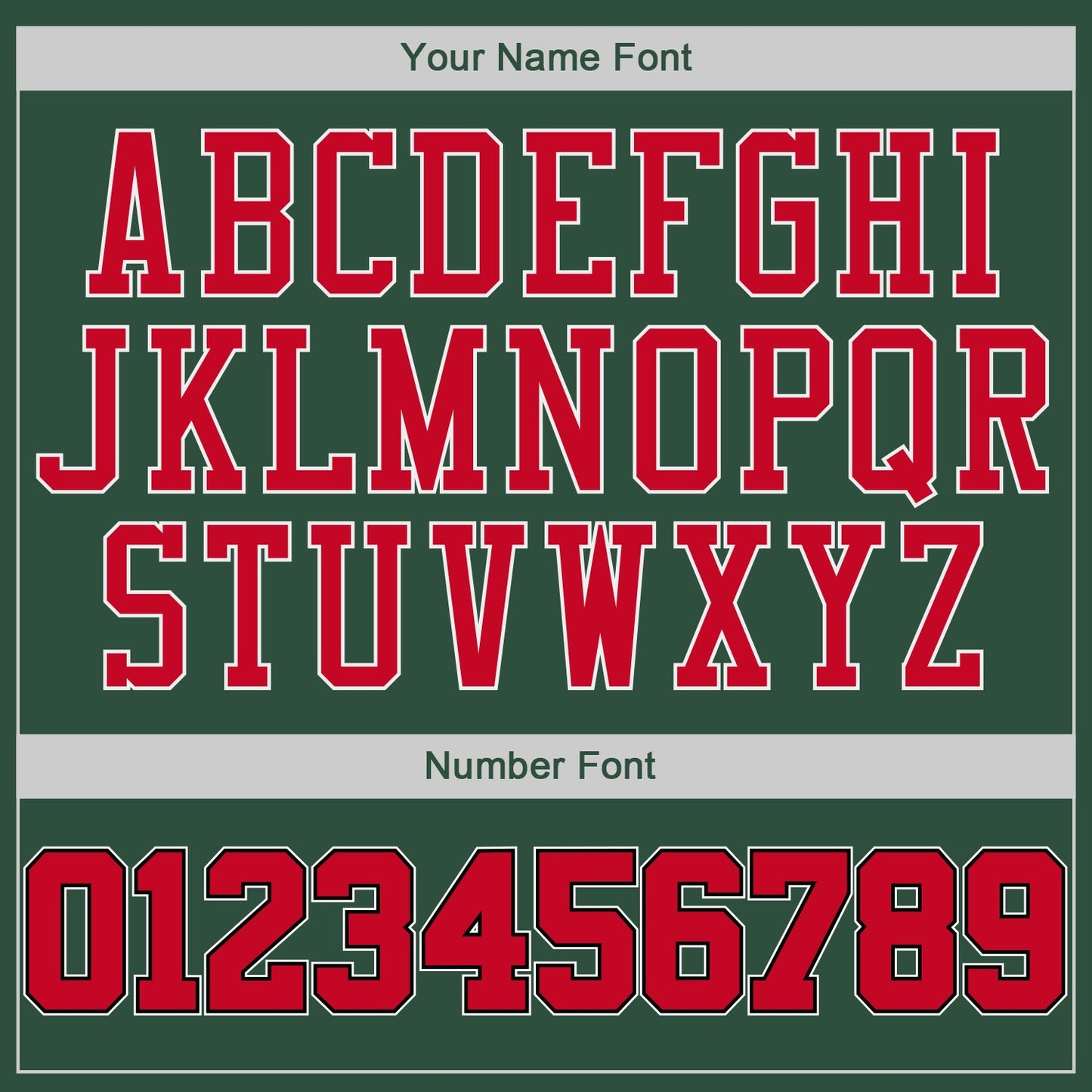 Custom Hunter Green Red-Black Authentic Throwback Basketball Jersey view 4