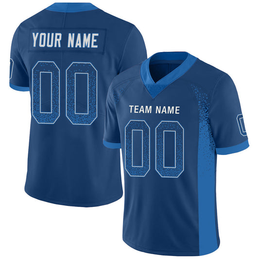 Custom IN.Colts Stitched American Football Jerseys Personalize Birthday Gifts Blue Jersey - Main View
