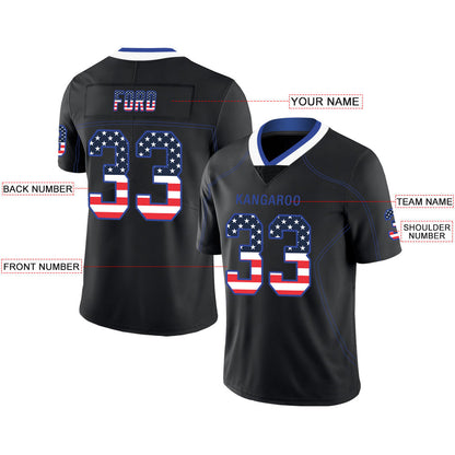 Custom IN.Colts Stitched American Football Jerseys Personalize Birthday Gifts Black Jersey view 2