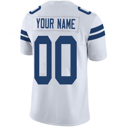 Custom IN.Colts Stitched American Football Jerseys Personalize Birthday Gifts White Jersey view 3