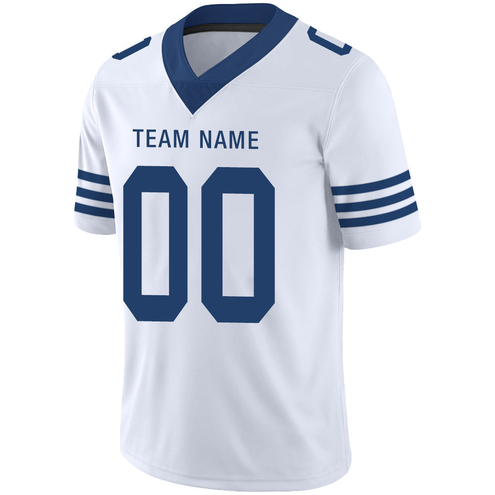 Custom IN.Colts Stitched American Football Jerseys Personalize Birthday Gifts White Jersey view 4