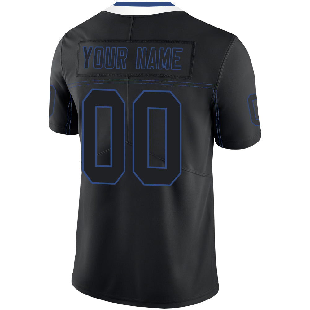 Custom IN.Colts Stitched American Football Jerseys Personalize Birthday Gifts Black Jersey view 3