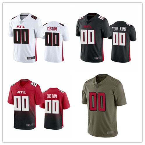 Custom A.Falcon Jersey 2022 Stitched American Football Jerseys - Main View