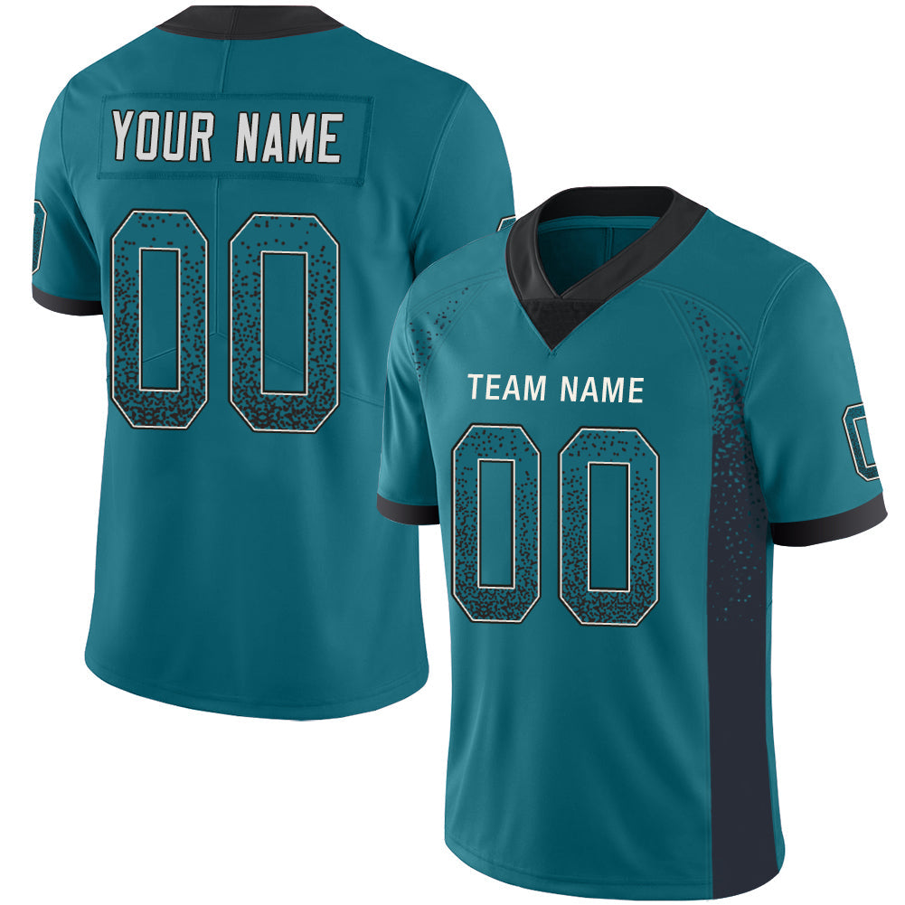 Custom J.Jaguars Stitched American Football Jerseys Personalize Birthday Gifts Teal Jersey - Main View