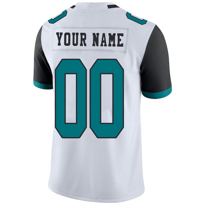 Custom J.Jaguars Stitched American Football Jerseys Personalize Birthday Gifts White Jersey view 3
