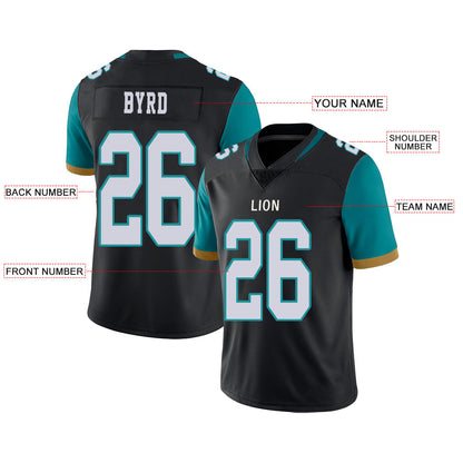 Custom J.Jaguars Stitched American Football Jerseys Personalize Birthday Gifts Black Jersey view 2