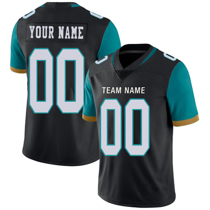 Custom J.Jaguars Stitched American Football Jerseys Personalize Birthday Gifts Black Jersey - Main View