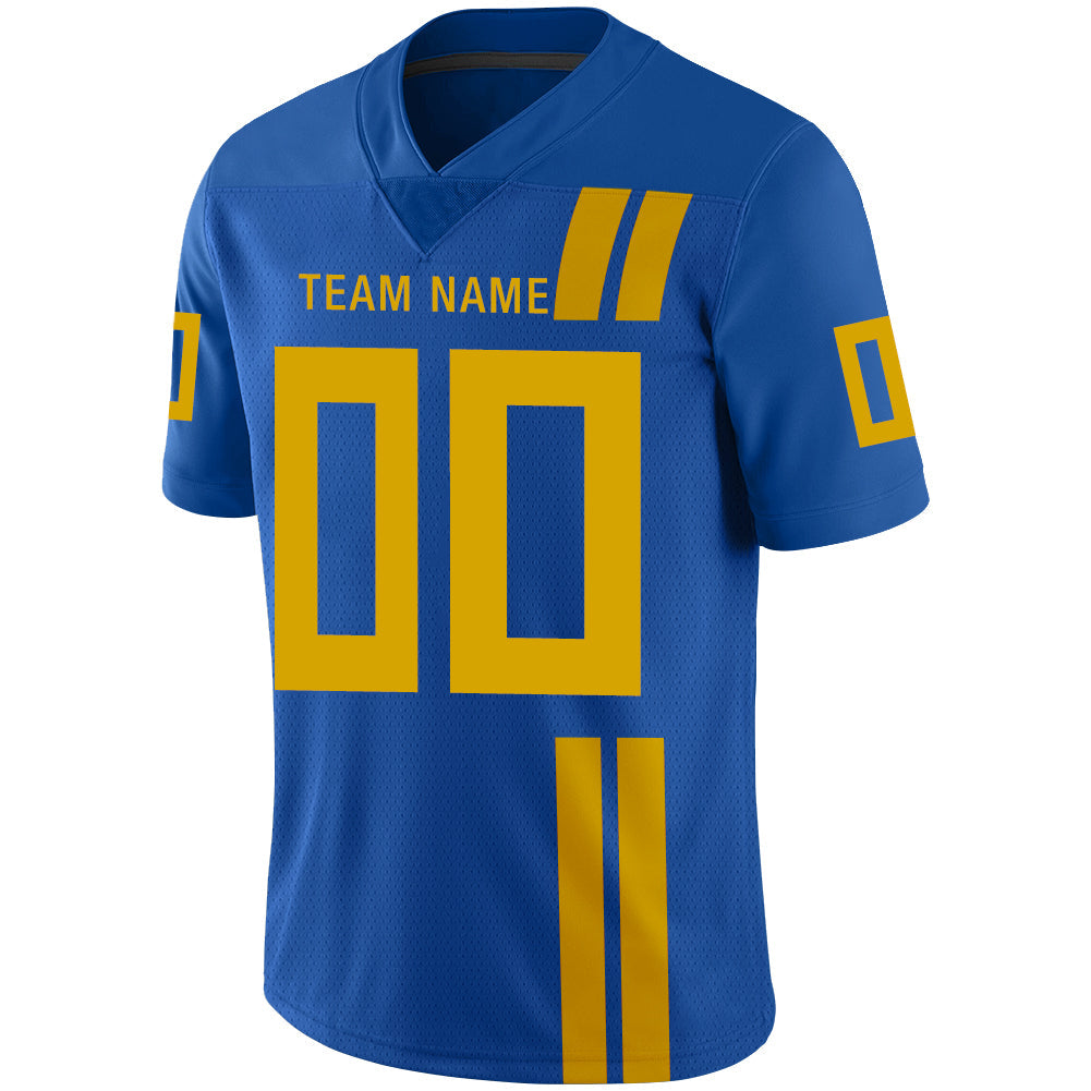 Custom J.Jaguars Stitched American Football Jerseys Personalize Birthday Gifts Blue Jersey view 4