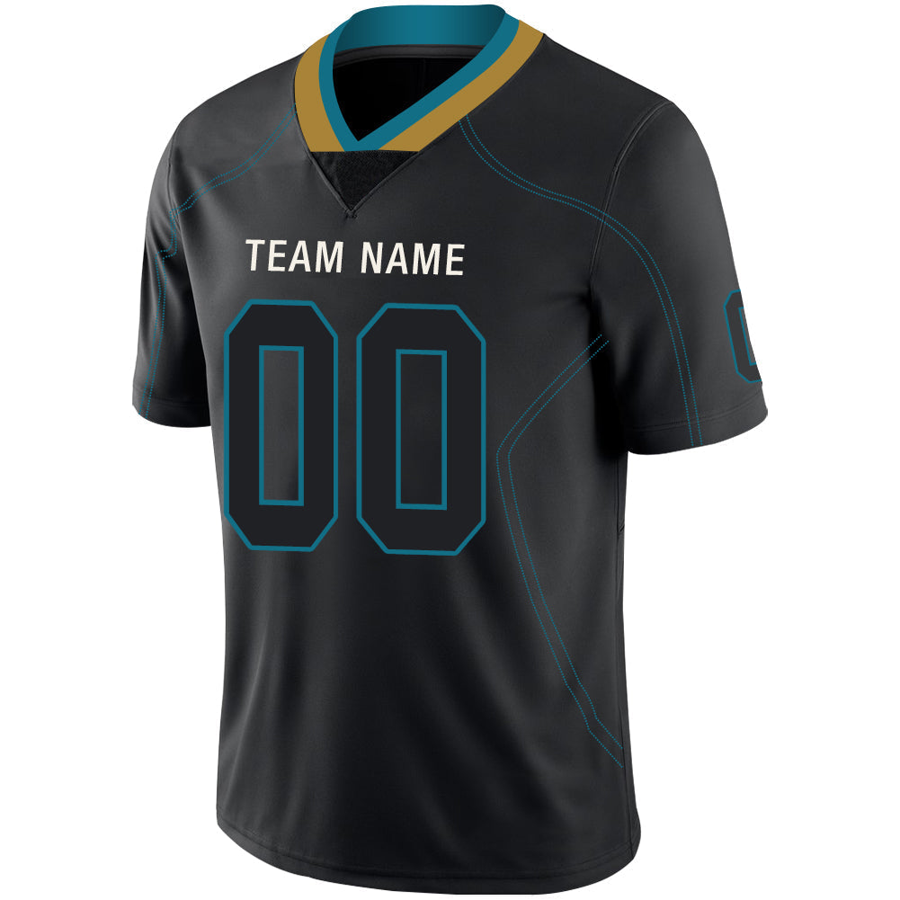 Custom J.Jaguars Stitched American Football Jerseys Personalize Birthday Gifts Black Jersey view 4